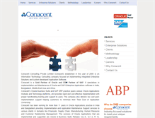 Tablet Screenshot of conacent.com